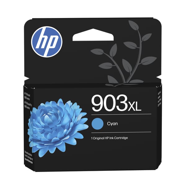 HP Original 903XL-blækpatron med høj kapacitet, cyan HP Original 903XL-blækpatron med høj kapacitet, cyan