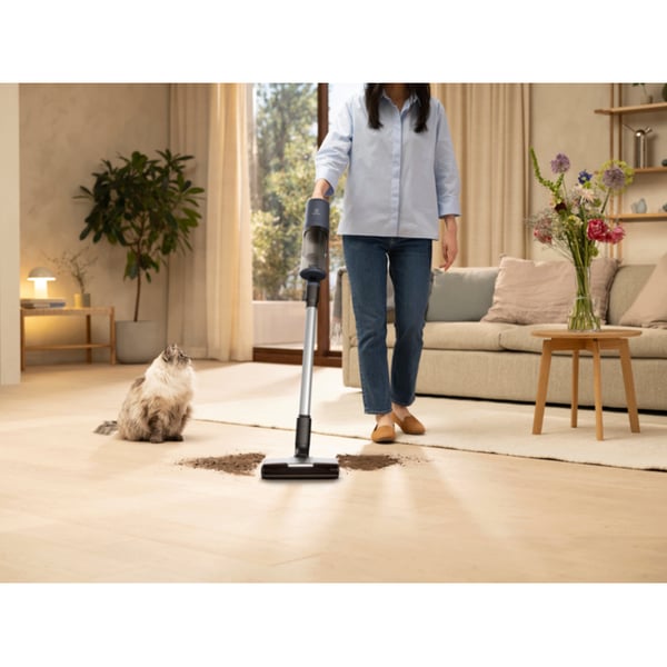 Electrolux EP61H21WET 2-i-1 stangstøvsuger Batteri Dry Poseløs 0,6 L 85 W Blå 2,5 At