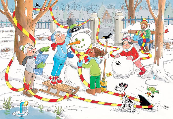 Jan van Haasteren - Junior Snowman (150 pieces)