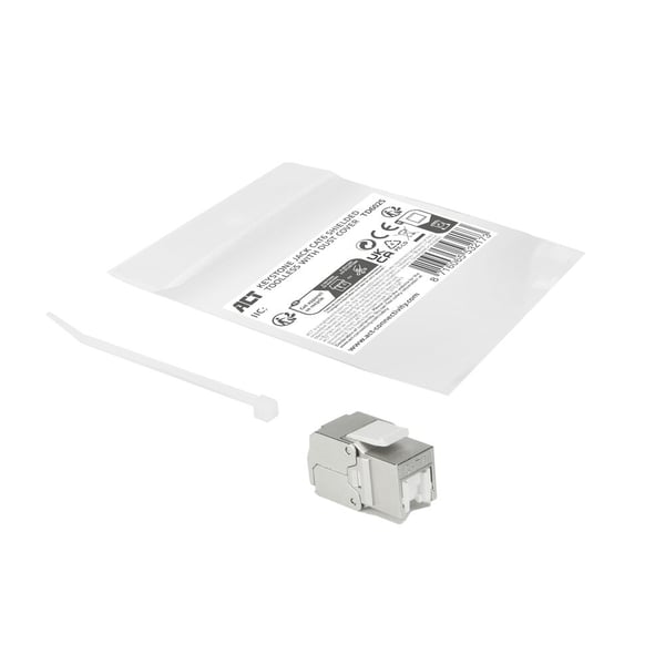ACT TD6025 kabel kønsskifter RJ45 IDC Sølv, Hvid