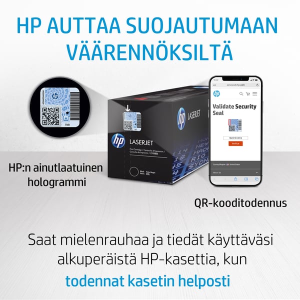 HP 124A, alkuperäinen magenta LaserJet-värikasetti