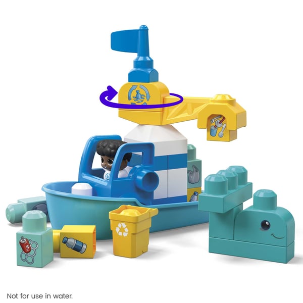 MEGA BLOKS Green Town rengöring av haven