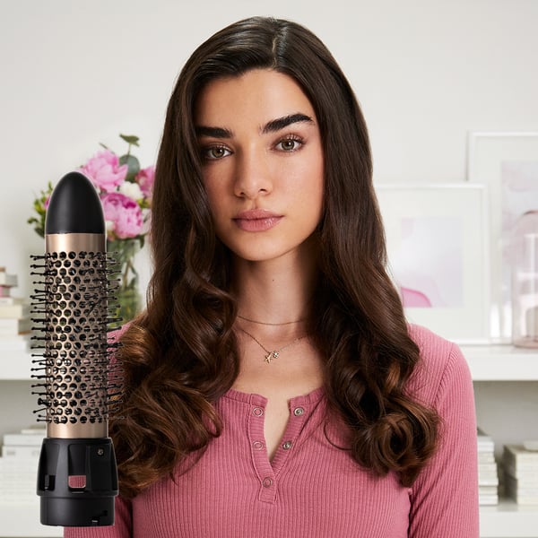 Bellissima Air Wonder 8 in 1 Varmluftsborste Varm Guld, Vit 1000 W 1,8 m