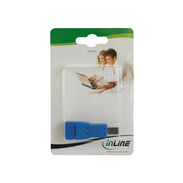 InLine 35300D kabel kønsskifter USB 3.0 A female USB 3.0 B Blå