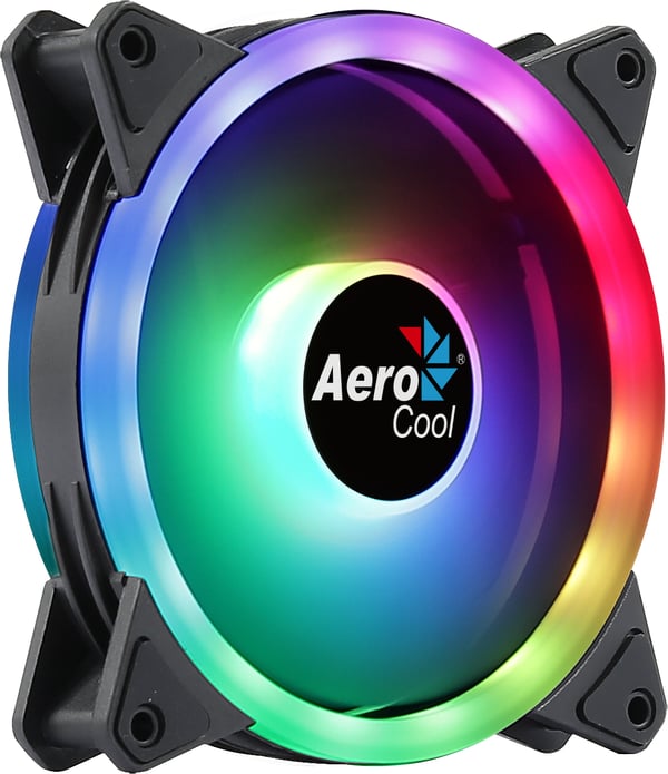 Aerocool Duo 12 Datorväska Fan 12 cm Svart