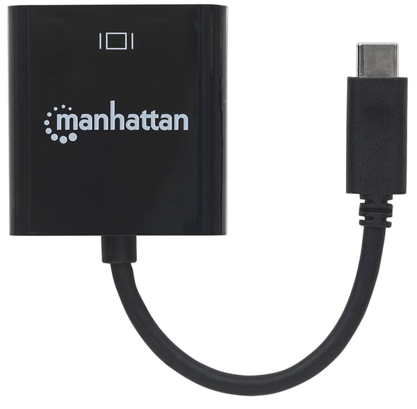 Manhattan 151788 USB grafiikka-adapteri 3840 x 2160 pikseliä Musta