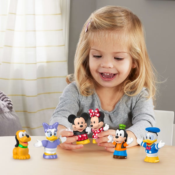 Fisher-Price Little People Disney Musse och vänner, set med 6 figurer för små barn