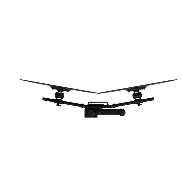 Dataflex 52.603 skærmbeslag og -stativer 68,6 cm (27") Skrivebord Sort