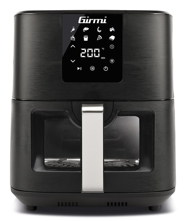 Girmi FG79 fritös Single 9 l Fristående 1700 W Varmluftsfritös Svart