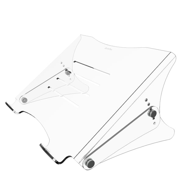 Dataflex 49.450 Ställ för bärbara datorer Transparent 38,1 cm (15")