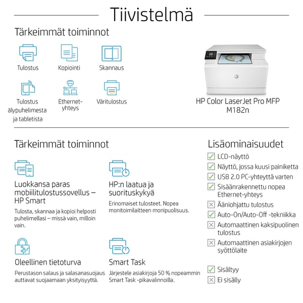 HP Color LaserJet Pro MFP M182n