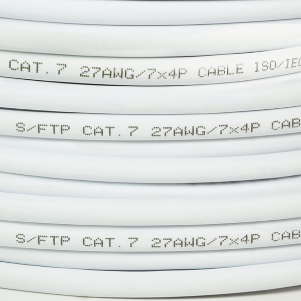 LogiLink CPV0040 netværkskabel Hvid 50 m Cat7 S/FTP (S-STP)