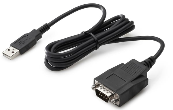 HP Seriel Adapter - USB - RS-232 x 1 - Sort