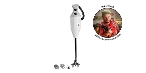 ESGE P 200 Profi Nedsænkning blender 200 W Grå, Rustfrit stål, Hvid