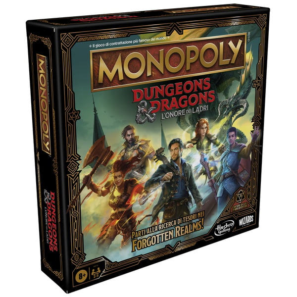 Monopoly Dungeons & Dragons L'Onore dei Ladri Brætspil Strategi