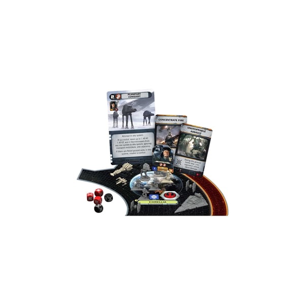 Asmodee Star Wars: Rebellion Experience the Galactic Civil War like never before! Control the Galactic Empire or the fledgling Rebel Alliance in an epic, sprawling game of starship command, troop movement and cinematic heroics of iconic characters undertaking vital missions. Brætspil