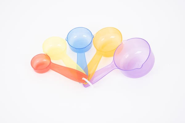 Tickit Translucent Colour Measuring Cups