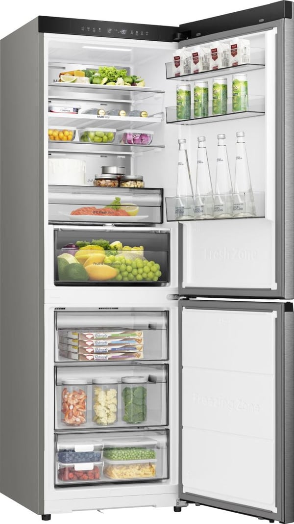 Hisense RB3K330SAIC Fristående 330 l Grå, Rostfritt stål