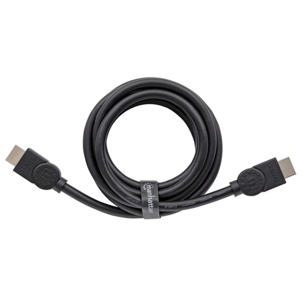 Manhattan 354080 HDMI-kaapeli 2 m HDMI-tyyppi A (vakio) Musta