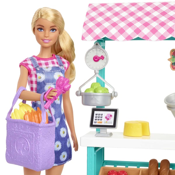 Barbie Barbie-torvemarkedslegesæt kaukasisk dukke