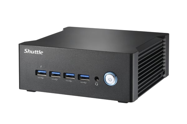 Shuttle Nano PC NT10H5 1L storlek PC Svart 125H Intel® SoC