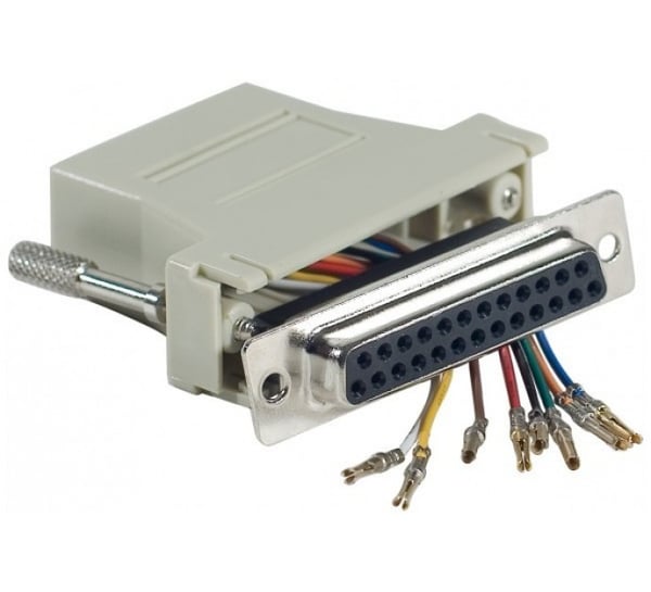 Hypertec 250450-HY kabel kønsskifter RJ-45 DB25 Grå
