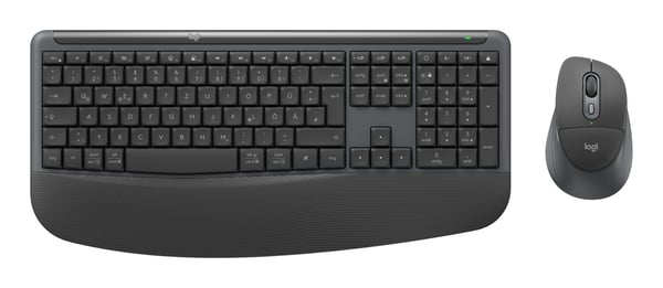 Logitech Signature Comfort Plus Combo MK880 tangentbord Mus inkluderad Universal Trådlös RF + Bluetooth QWERTZ tyska grafit Logitech Signature Comfort Plus Combo MK880 tangentbord Mus inkluderad Universal Trådlös RF + Bluetooth QWERTZ tyska grafit
