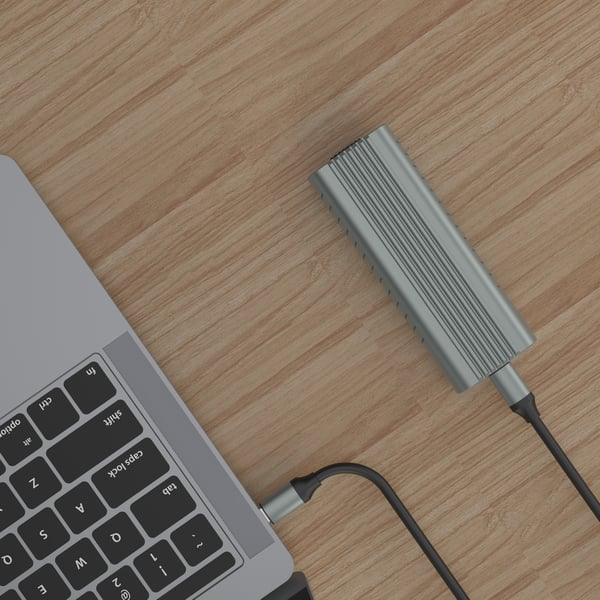 Ewent EW7025 Hölje för lagringsenheter SSD-inkapsling Grå M.2