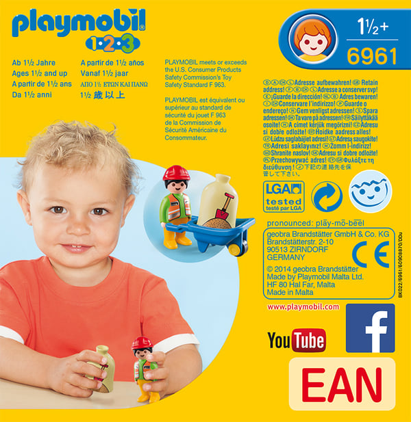 Playmobil 1.2.3 6961 lasten leluhahmo Playmobil 1.2.3 6961 lasten leluhahmo