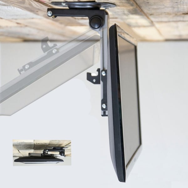 Techly ICA-CPLB 222 tv-beslag 94 cm (37") Sort, Sølv