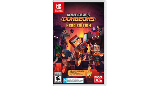 Nintendo Minecraft Dungeons Hero Edition Standard+DLC Forenklet kinesisk, Traditionelt kinesisk, Tysk, Engelsk, Spansk, Fransk, Italiensk, Japansk, Koreansk, Portugisisk, Russisk Nintendo Switch