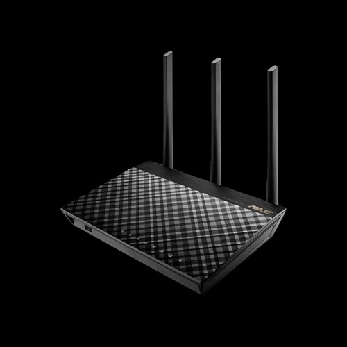 ASUS RT-AC1900U trådløs router Gigabit Ethernet Dual-band (2,4 GHz / 5 GHz) Sort