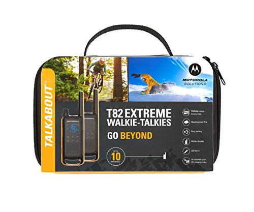 Motorola Talkabout T82 Extreme Twin Pack tvåvägsradio 16 kanaler Svart, Orange