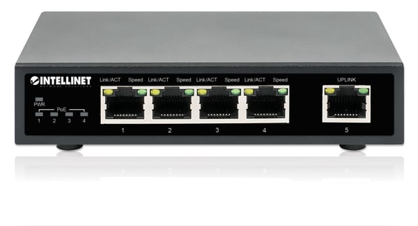Intellinet 561839 netværksswitch Gigabit Ethernet (10/100/1000) Strøm over Ethernet (PoE) Sort