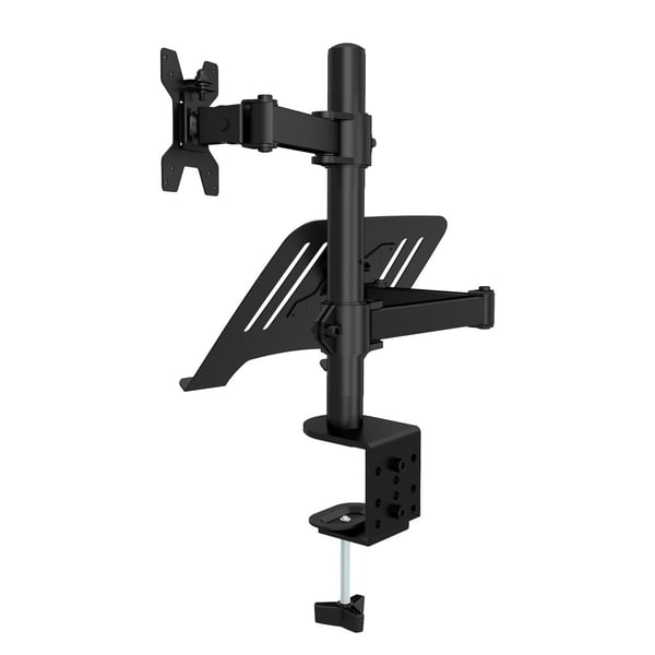 Techly ICA-LCD 174NB skærmbeslag og -stativer 81,3 cm (32") Skrivebord Sort
