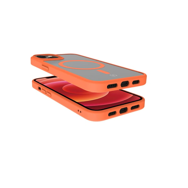 Celly Magmatt mobiltelefonfodral 17 cm (6.7") Mobilskal Transparent, Gul