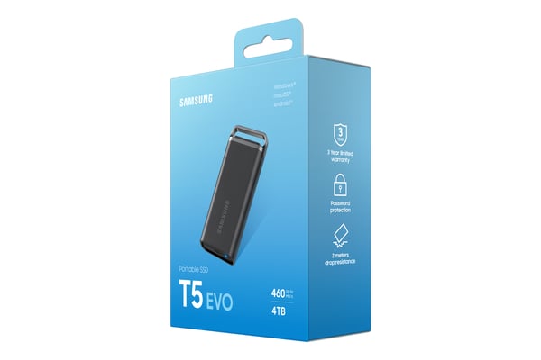 Samsung MU-PH4T0S 4 TB 3.2 Gen 1 (3.1 Gen 1) Svart