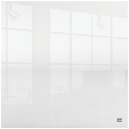 Nobo Transparent Akryl mini whiteboard skrivbord eller väggmonterad 45x45 cm