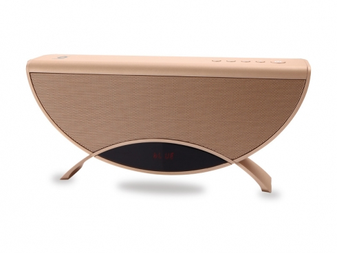 Conceptronic APOLLYON01GL bärbara högtalare och partyhögtalare Guld 10 W