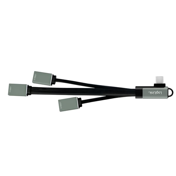 LogiLink UA0361 interface hub USB 3.2 Gen 1 (3.1 Gen 1) Type-C 5000 Mbit/s Sølv