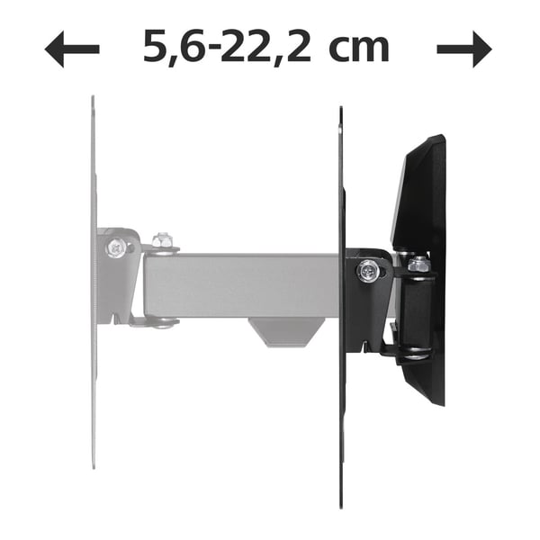 Hama 00118100 TV-kiinnike 121,9 cm (48") Musta