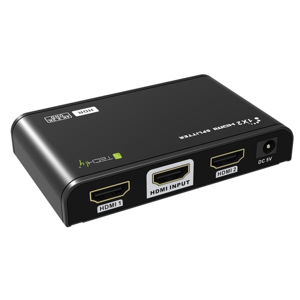 Techly IDATA HDMI2-4K2HDR videohaaroitin HDMI 2x HDMI