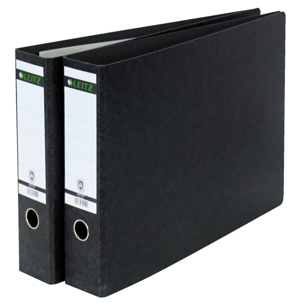 Leitz Cardboard binder ringbind A3 Sort
