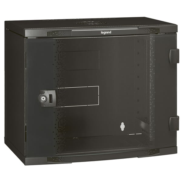 Legrand 046201 palvelinteline 9U Seinään asennettava laitekehikko Musta