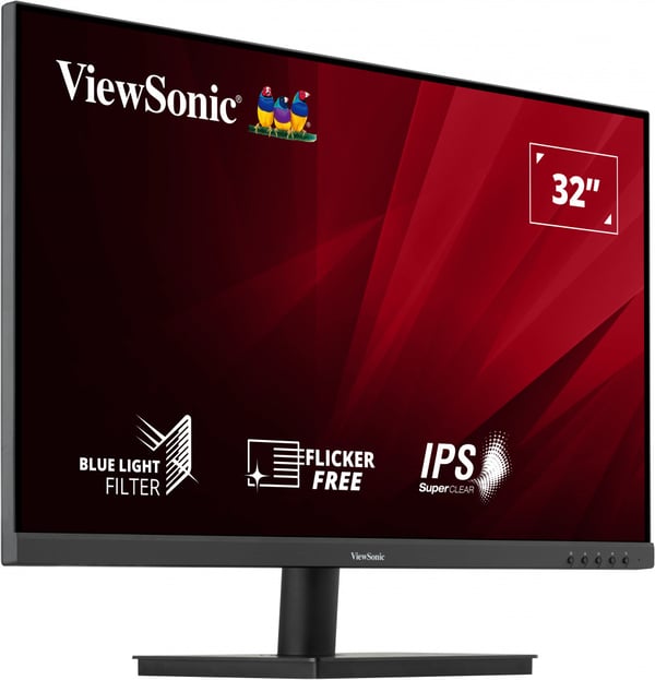 Viewsonic VA VA3209-MH tietokoneen litteä näyttö 81,3 cm (32") 1920 x 1080 pikseliä Full HD Musta