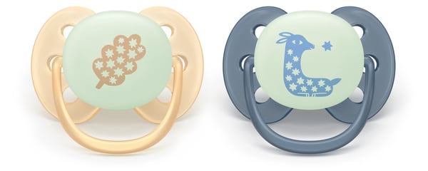 Philips AVENT Pacifier SCF094/03 ultra soft Nighttime