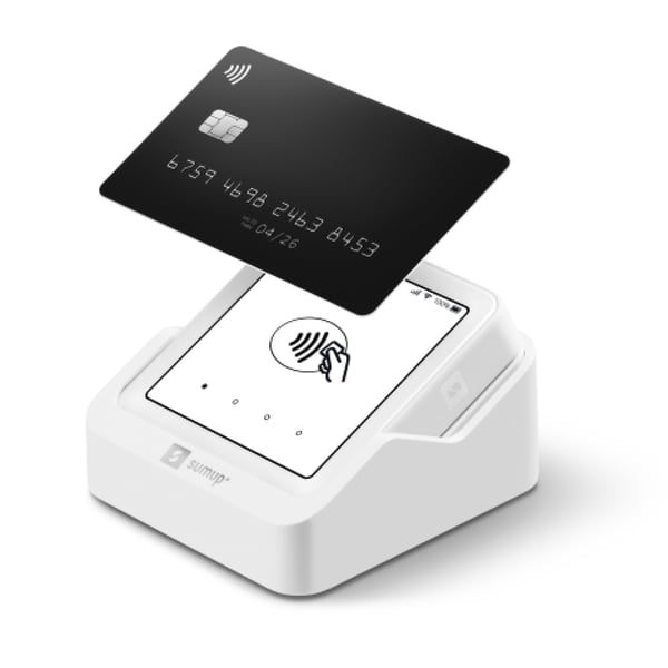 SumUp Solo läsare smarta kort Wi-Fi + 4G Vit