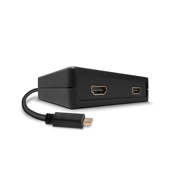 Lindy 41732 videokabel adapter 5 m Mini DisplayPort 2 x HDMI Sort