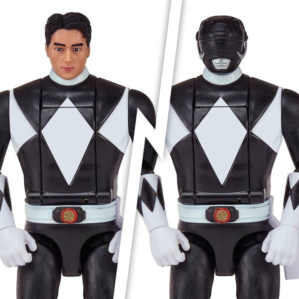 Power Rangers Auto-Morphin Actionfigure Black Ranger