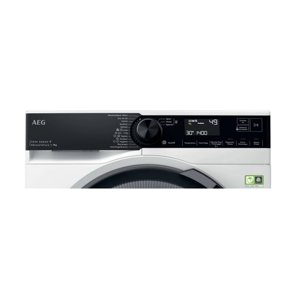 AEG LR9H94GBS vaskemaskine Front-læsning 9 kg 1400 rpm Hvid
